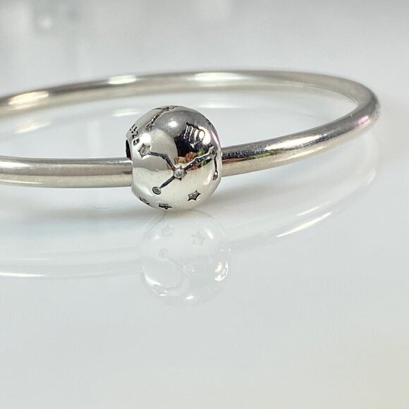 Sterling Silver Virgo Zodiac Constellation Charm - Picture 7 of 9